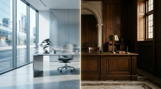 Comparaison visuelle entre le dépôt de capital en banque en ligne et en agence traditionnelle