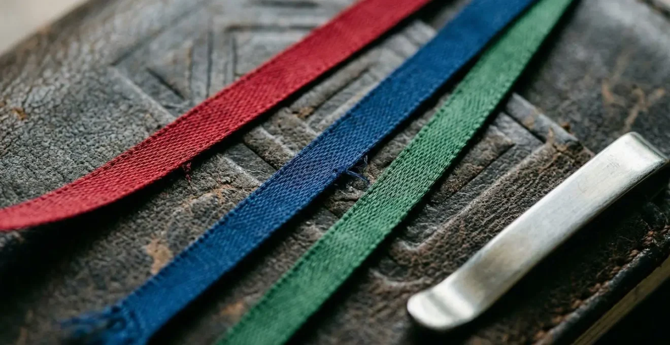 Calendrier de bureau avec marqueurs colorés montrant une planification anticipée